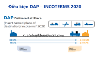 Điều kiện DAP trong Incoterms 2020
