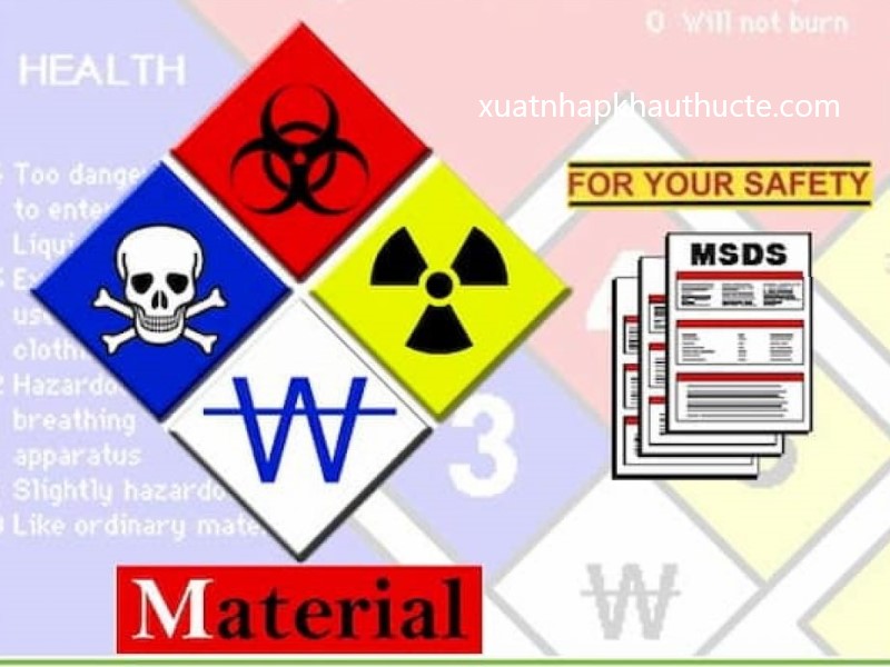 Bảng chỉ dẫn an toàn hóa chất - MSDS