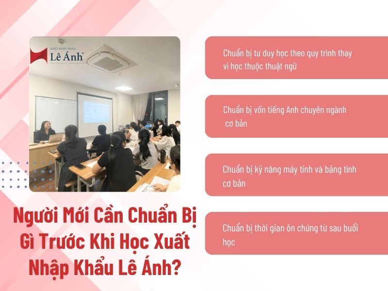 Những điều người mới cần chuẩn bị khi học xuất nhập khẩu Lê Ánh